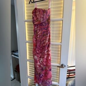 ADRIANNA PAPELL Multicolor Maxi Dress